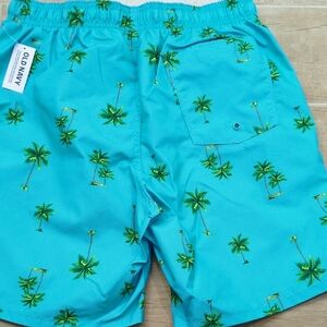 NWT- Old Navy. Tropical Palm Tree Swim Shorts